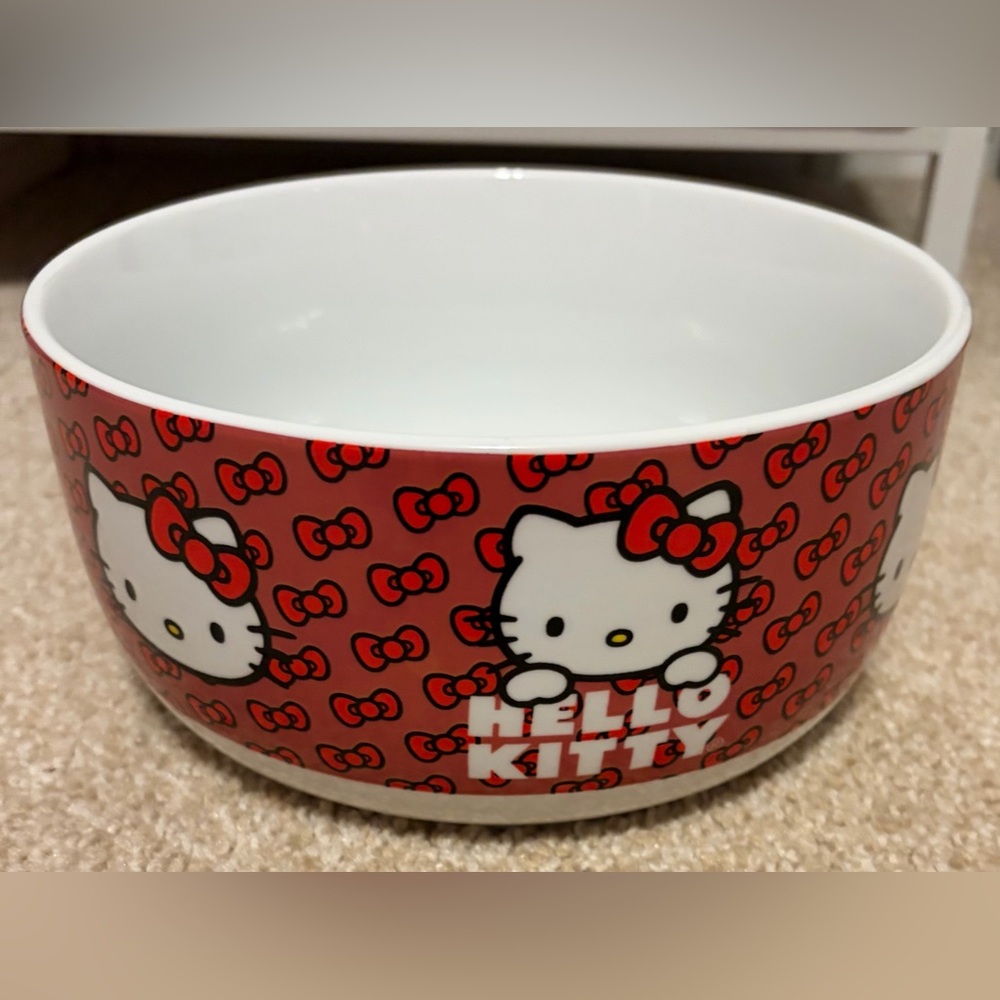 Hello Kitty Ceramic Bowl, New